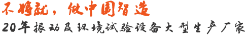 中（zhōng）國振動及環境試驗設備生產廠家-工業檢測設備一站式解決方案提供商